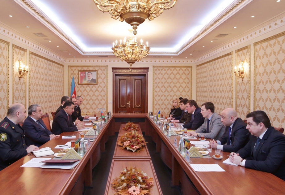 Azerbaijan`s Interior Minister meets Ukraine’s Prosecutor General