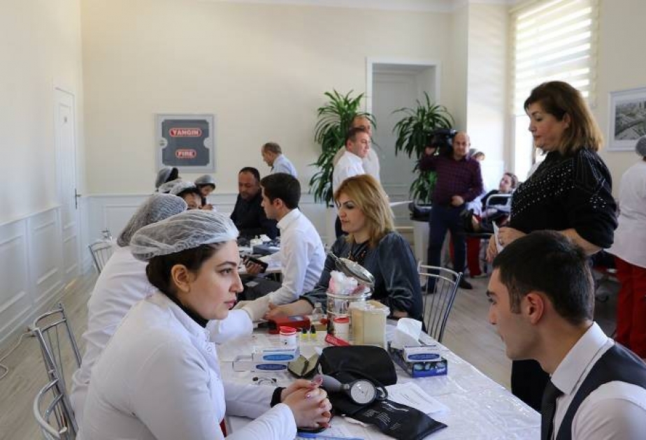 Hemofiliya və talassemiya xəstəliklərindən əziyyət çəkənlərə qanvermə aksiyası təşkil olunub VİDEO