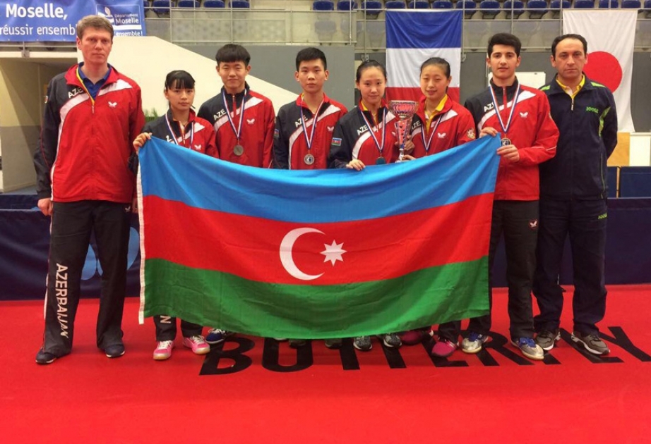 Stolüstü tennisçilərimiz “France Open” çempionatında uğurla çıxış ediblər