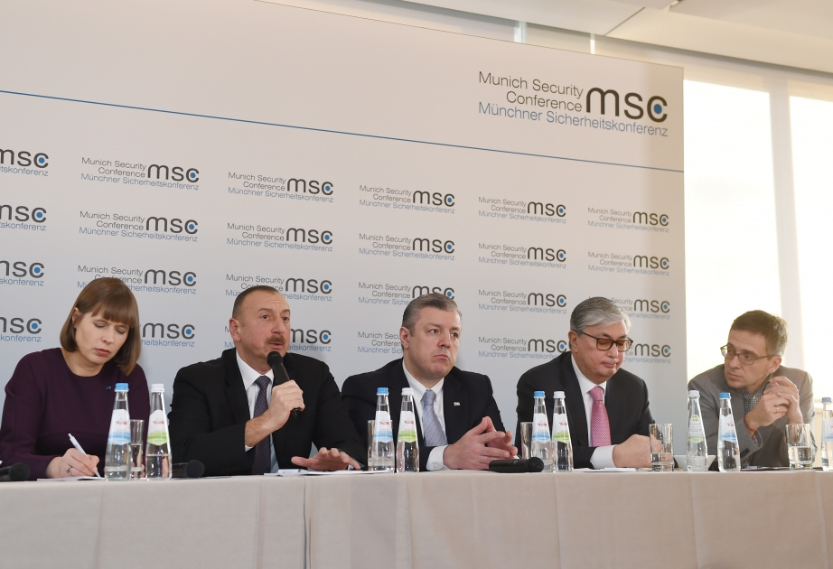 Prezident İlham Əliyev Münxen Təhlükəsizlik Konfransı çərçivəsində keçirilən panel-müzakirədə iştirak edib YENİLƏNİB-3