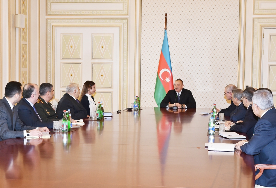 Meeting of Security Council held under chairmanship of President Ilham Aliyev VIDEO