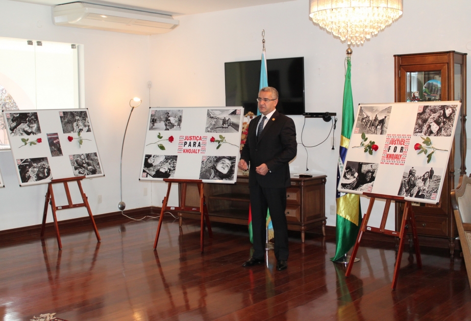 Braziliyada Xocalı soyqırımına həsr olunmuş foto və kitab sərgisi açılıb