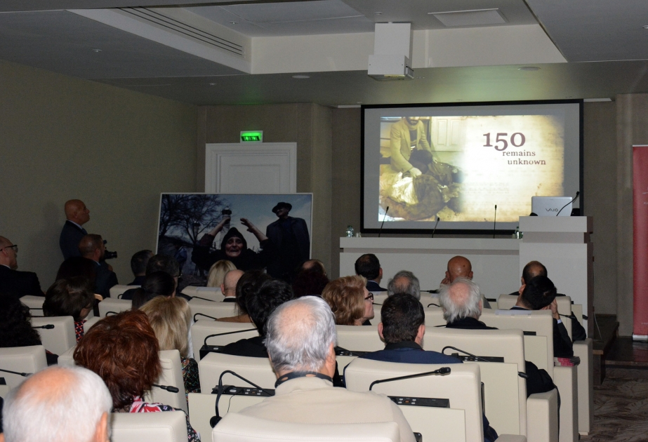 Parisdə Xocalı soyqırımının şahidləri acı xatirələrini bölüşüblər VİDEO
