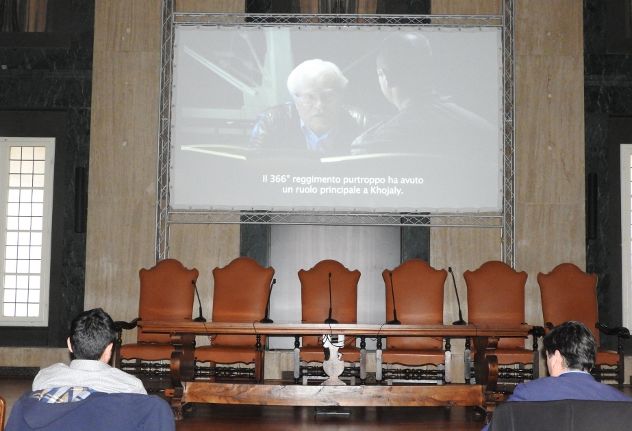 Khojaly victims remembered at University of Siena