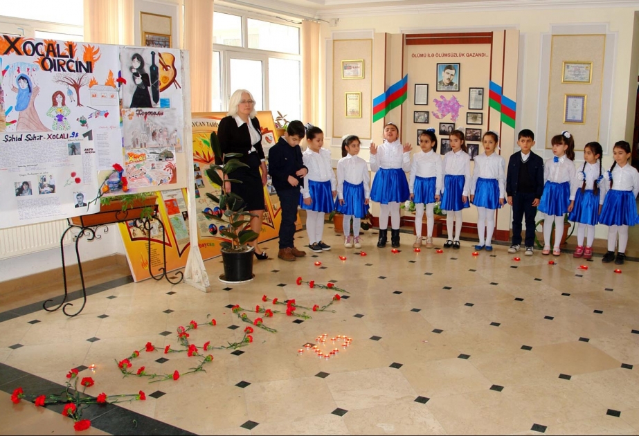 Məktəblərdə ilk dərslər Xocalı soyqırımına həsr edilib
