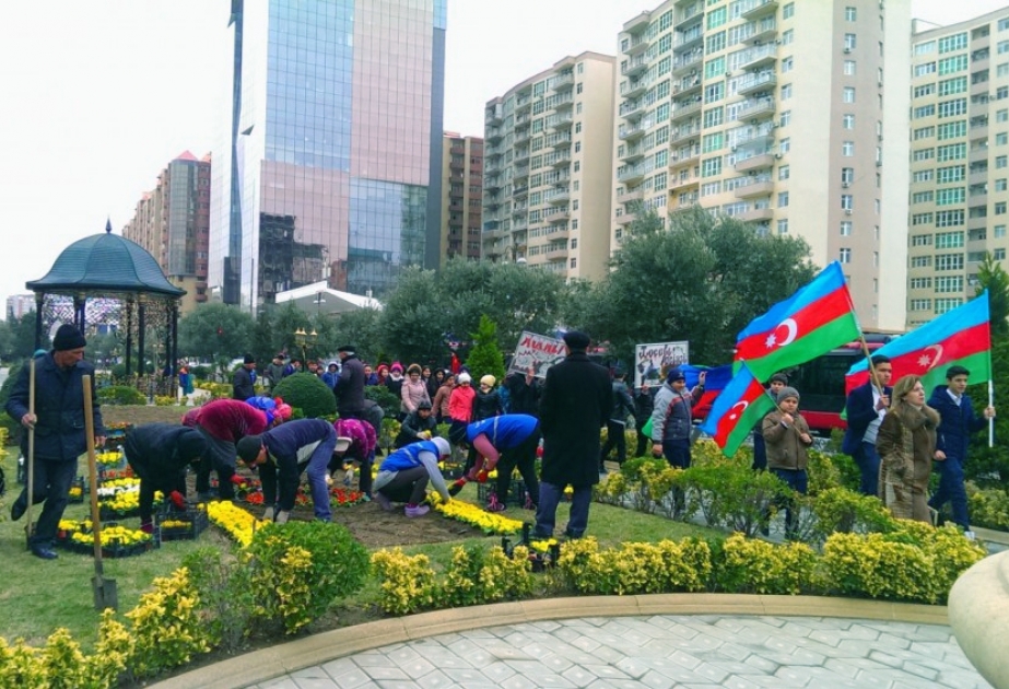 Xocalı parkında hazırlıq işləri başa çatmaq üzrədir