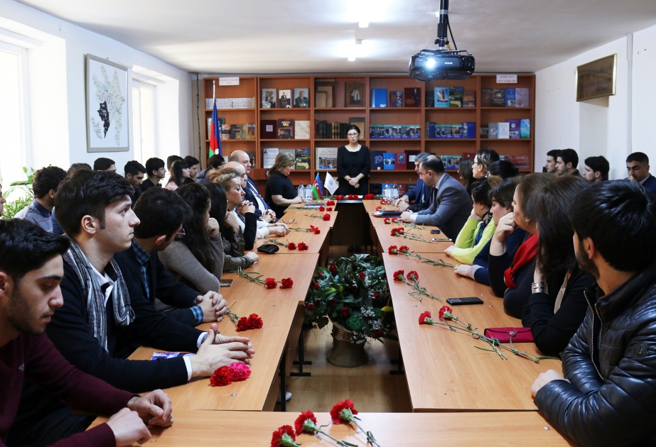 Xocalı soyqırımı gənclərin yaddaşına əbədi həkk edilməlidir