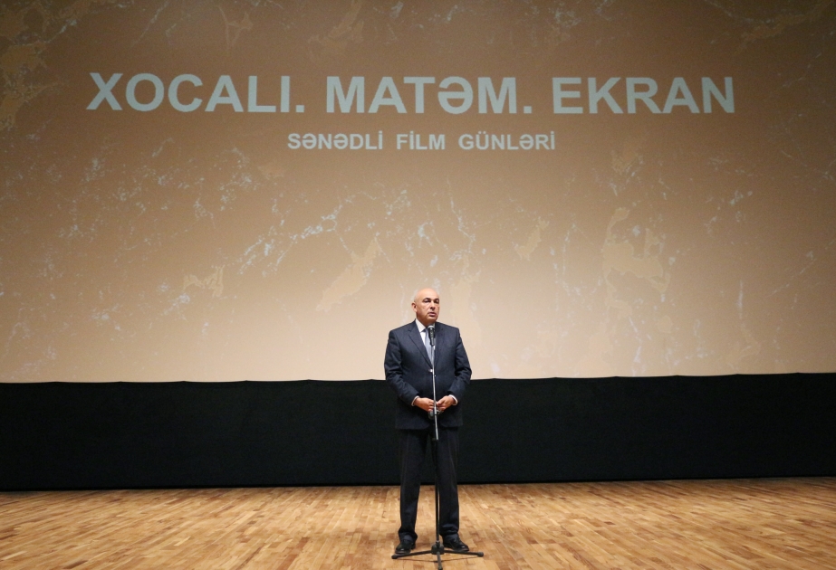 “Xocalı. Matəm. Ekran” sənədli film günləri çərçivəsində yeni ekran əsərləri təqdim olunub