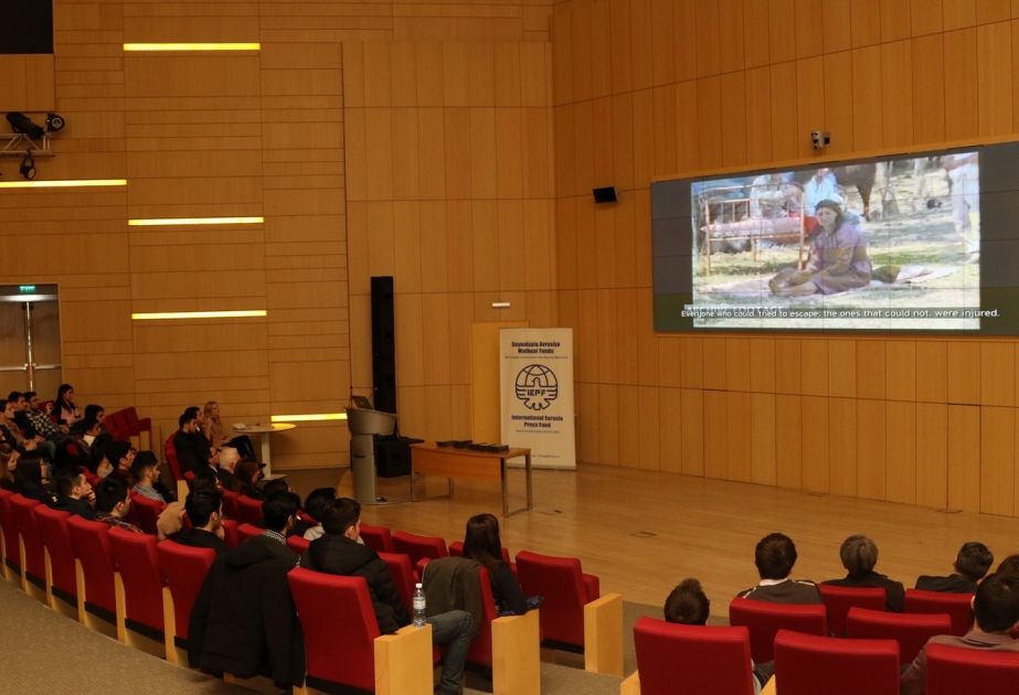 ADA Universitetində “Atəşkəs” sənədli filmi nümayiş etdirilib