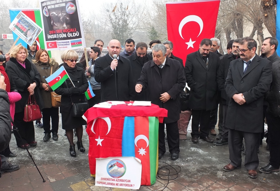 Xocalı soyqırımı qurbanlarının xatirəsi İğdırda yad olunub