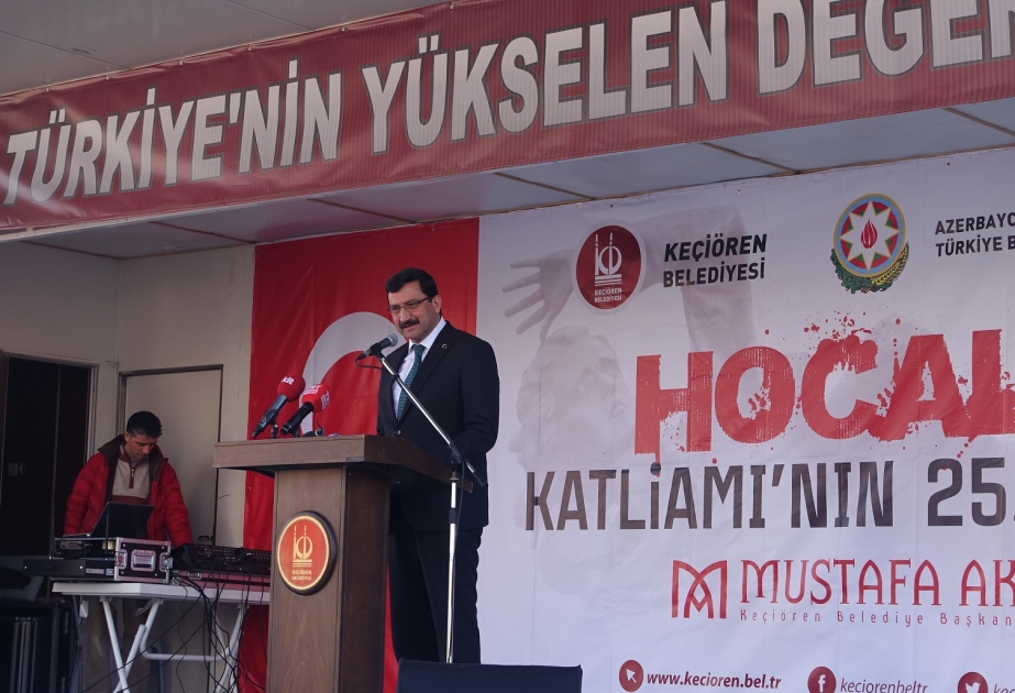 Xocalı soyqırımı qurbanlarının xatirəsi Ankarada anılıb