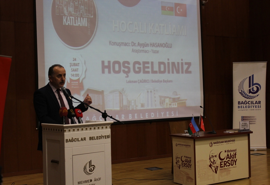 İstanbulda salınacaq Xocalı Parkının təqdimatı olub