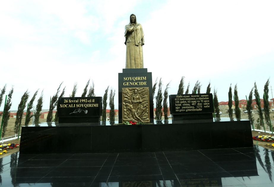 Gəncədə Xocalı soyqırımı abidəsinin açılışı olub