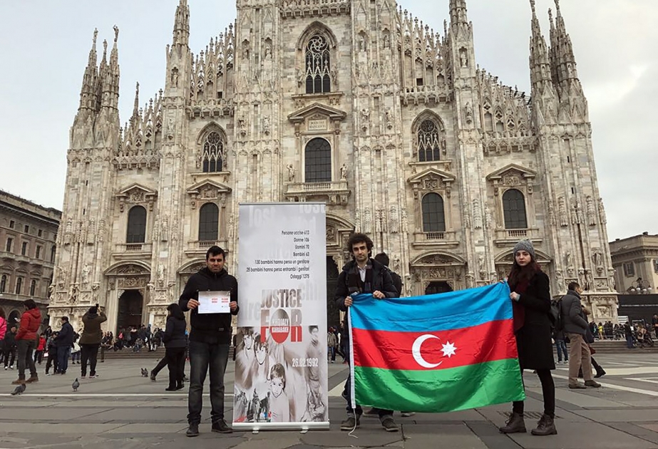 Khojaly awareness campaign held in Italian cities