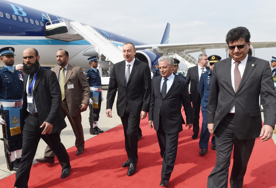 Präsident Ilham Aliyev zu Besuch in Pakistan VIDEO