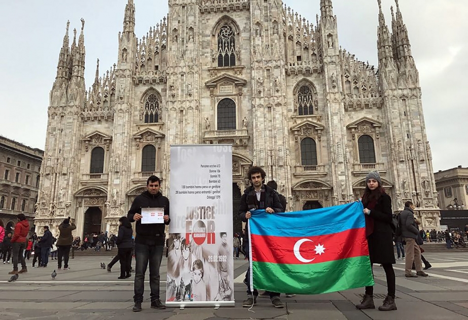 Les campagnes de sensibilisation sur le génocide de Khodjaly en Italie