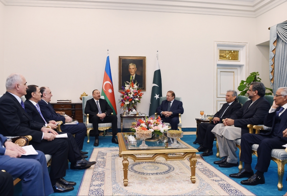 الرئيس الأذربيجاني يلتقي رئيس الوزراء الباكستاني محمد نواز شريف – إضافة