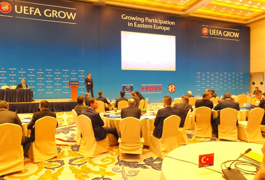 Tbilisidə keçirilən UEFA-nın inkişaf sammitində Azərbaycan nümayəndə heyəti də iştirak edib