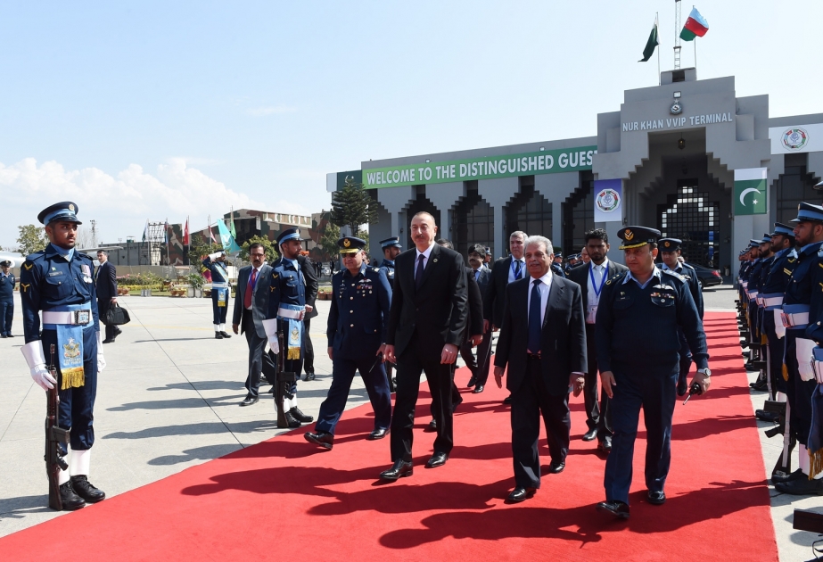 阿塞拜疆总统伊利哈姆·阿利耶夫结束对巴基斯坦的访问
