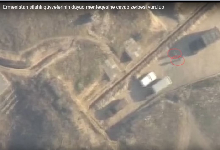 Des frappes de rétorsion infligées à un poste de commandement de l’armée arménienne VIDEO