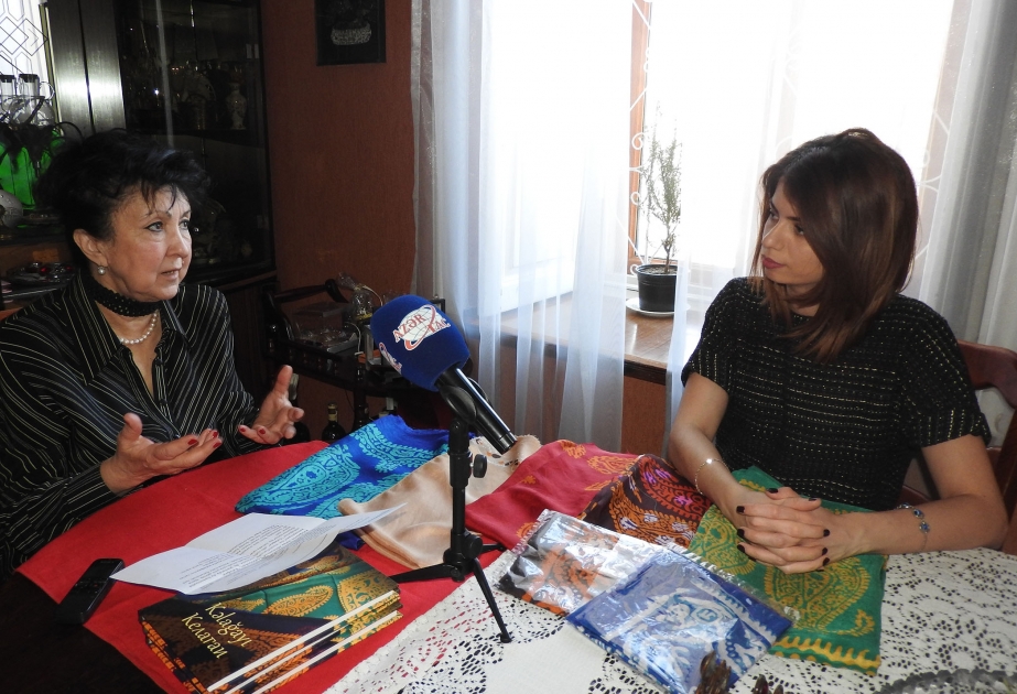Milli Azərbaycan qadın geyiminin qədim atributu - kəlağayı