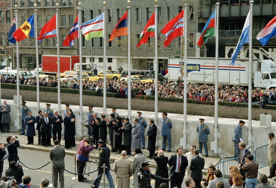 Azerbaijan celebrates 25th year since its admission for membership in United Nations