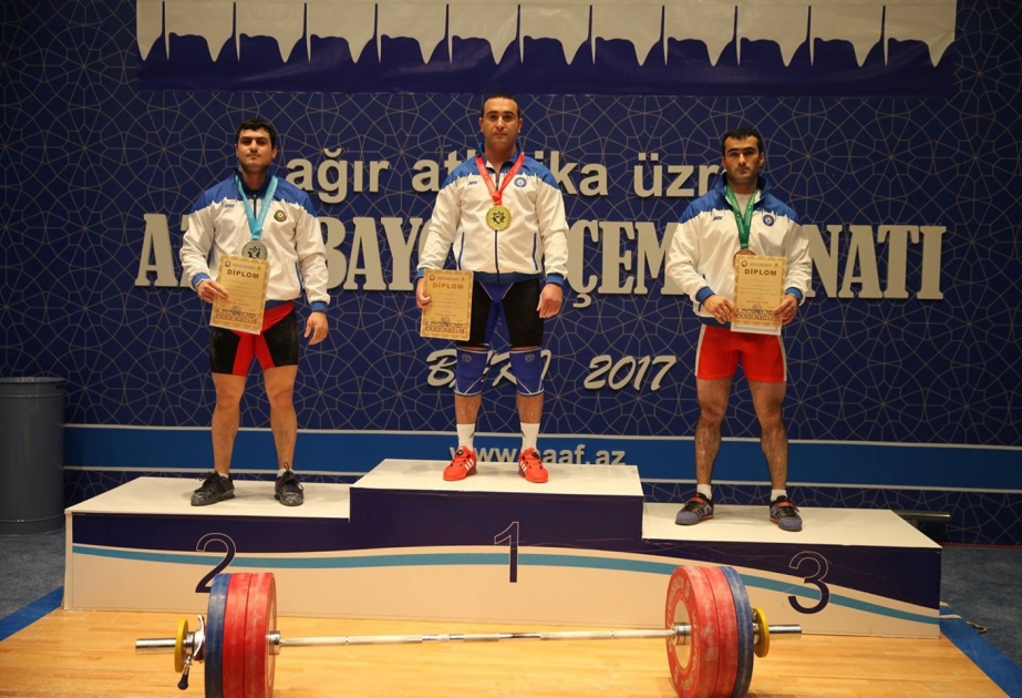 Ağır atletika üzrə Azərbaycan çempionatında daha iki çəki dərəcəsində qaliblər müəyyənləşib