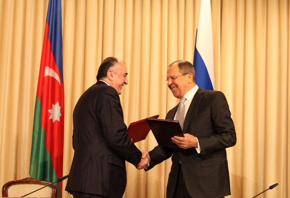 Состоялась пресс-конференция министров иностранных дел Азербайджана и России ВИДЕО