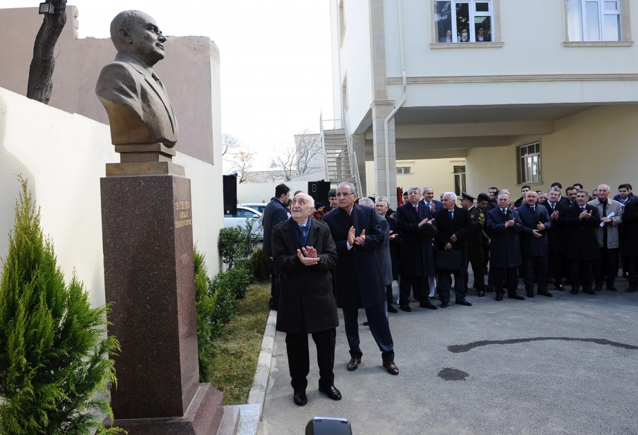 Bust of outstanding oilman and statesman Nikolai Baibakov unveiled in Baku