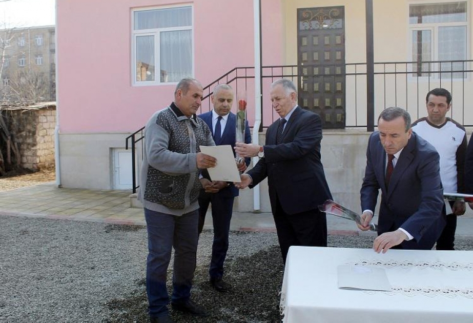 В Шамкирском районе сданы в эксплуатацию индивидуальные дома для инвалидов Карабахской войны