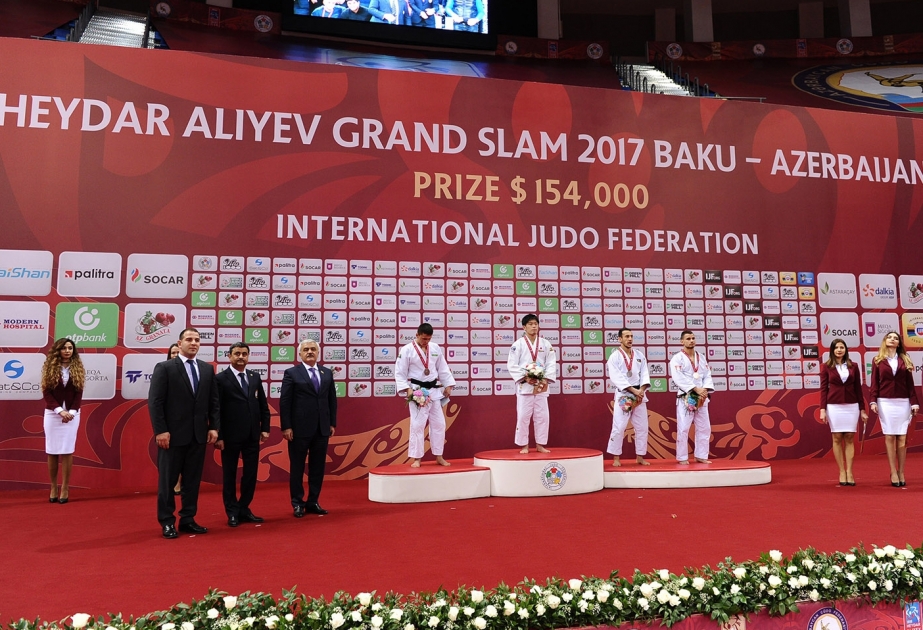 Azerbaijan`s Safarov wins bronze at Baku Grand Slam judo tournament