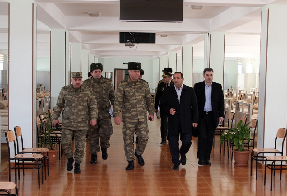 Ombudsman aparatının nümayəndələri hərbi hissələrə baxış keçiriblər