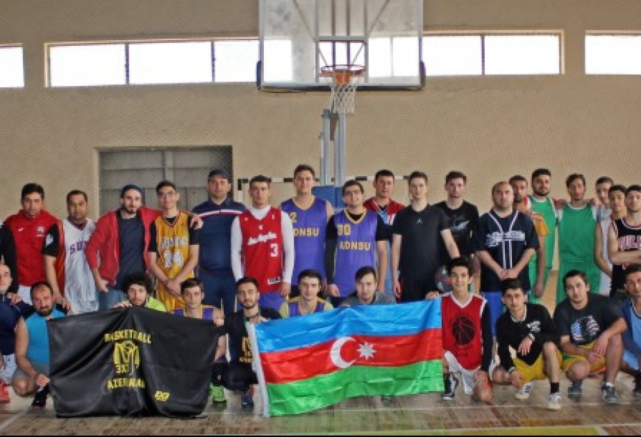 В Гяндже прошел турнир по баскетболу 3х3