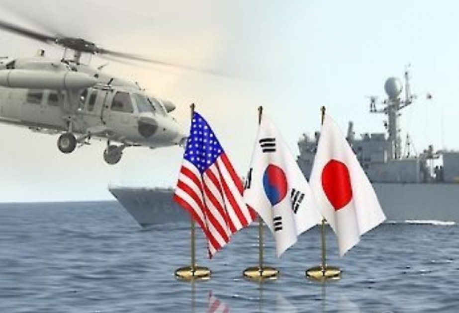 ABŞ, Yaponiya və Cənubi Koreya birgə hərbi təlimlərə başlayıblar