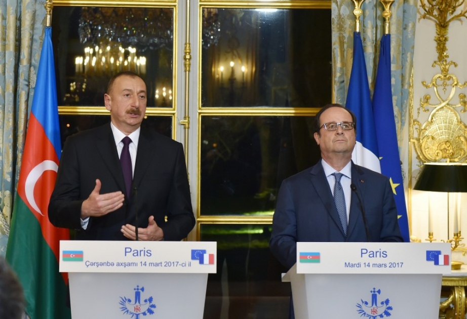 President Ilham Aliyev: Positions of Azerbaijan and France overlap on many issues