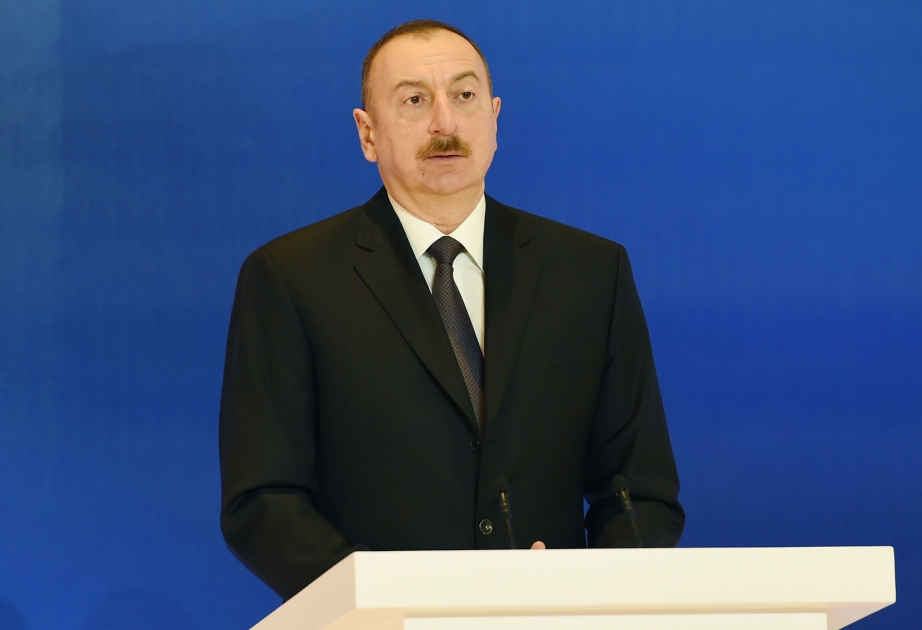 Azərbaycan Prezidenti: Təəssüf ki, ikili standartlar siyasəti beynəlxalq münasibətlərdə standart yanaşmaya çevrilib
