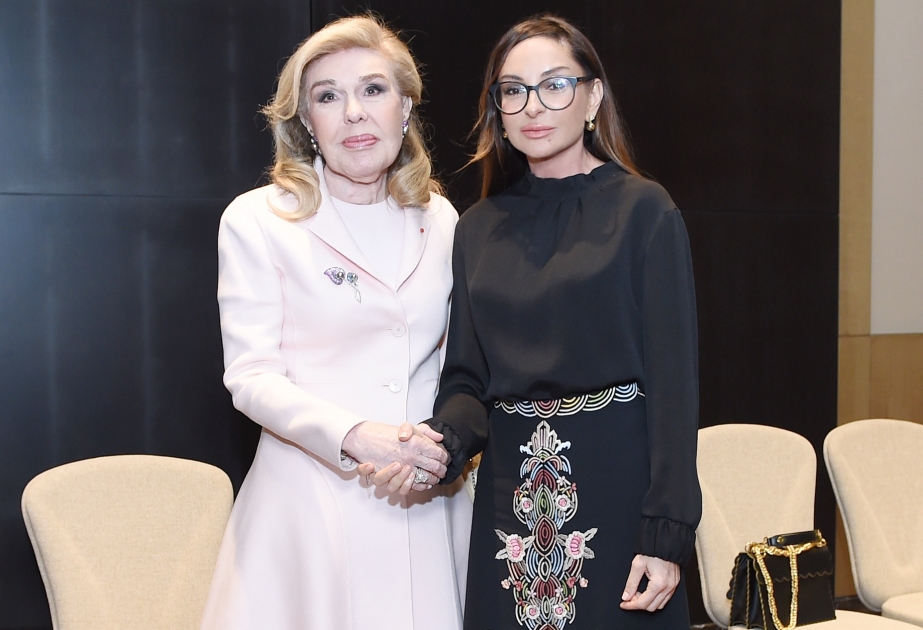 Entretien de Mehriban Aliyeva avec Marianna Vardinoyannis VIDEO