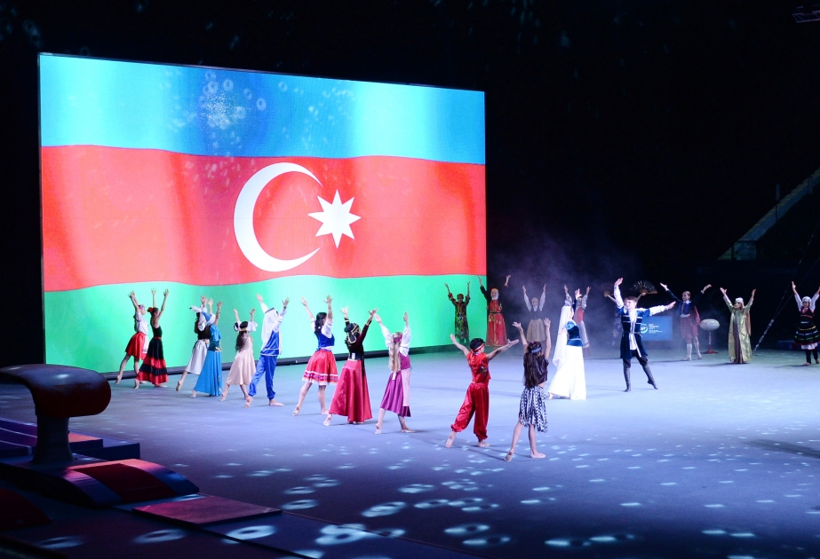 Bakıda idman gimnastikası üzrə dünya kubokunun açılış mərasimi keçirilib VİDEO