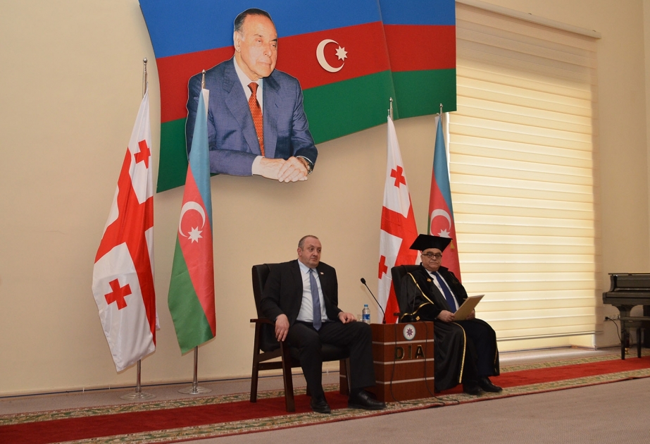 President of Georgia receives honorary doctorate from Academy of Public Administration