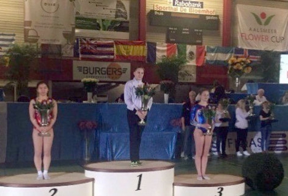 Azərbaycan gimnastı Niderlandda qızıl medal qazanıb