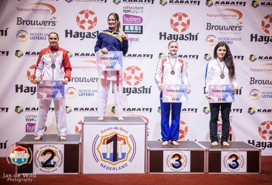 Azerbaijani karate fighter wins Rotterdam tournament