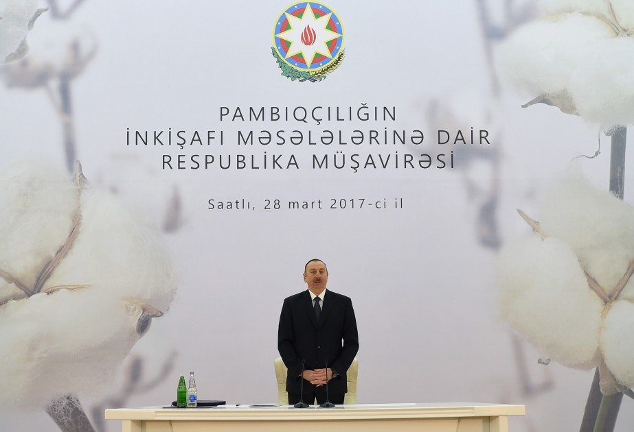 Под председательством Президента Ильхама Алиева состоялось республиканское совещание по вопросам развития хлопководства ОБНОВЛЕНО-4 ВИДЕО