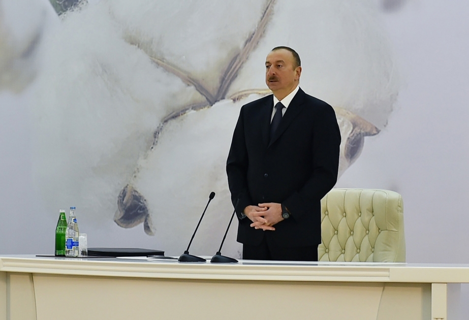 President: Cotton-growing industry will generate more than 200,000 jobs in Azerbaijan this year
