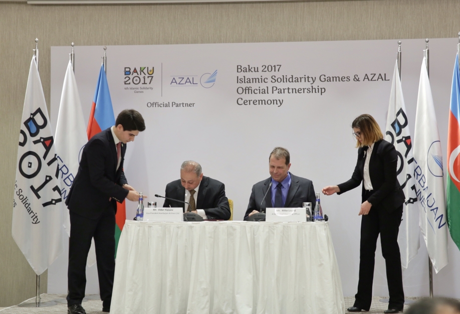 AZAL becomes Official Partner of Baku 2017 Islamic Solidarity Games