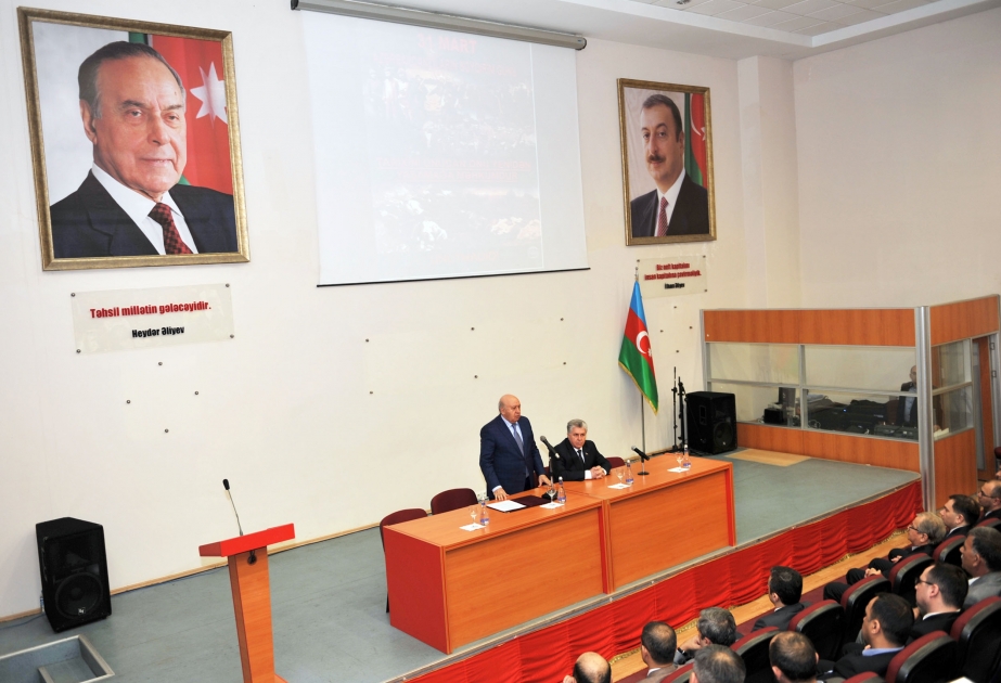 Bakı Mühəndislik Universitetində Azərbaycanlıların Soyqırımı Günü ilə əlaqədar anım mərasimi keçirilib