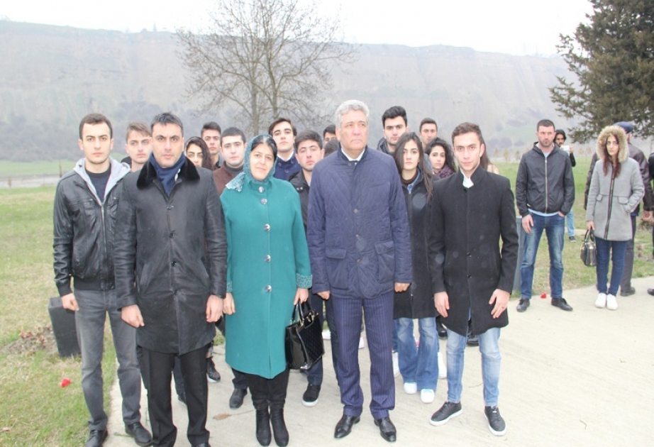 Gənclər Quba Soyqırımı Memorial Kompleksini ziyarət ediblər