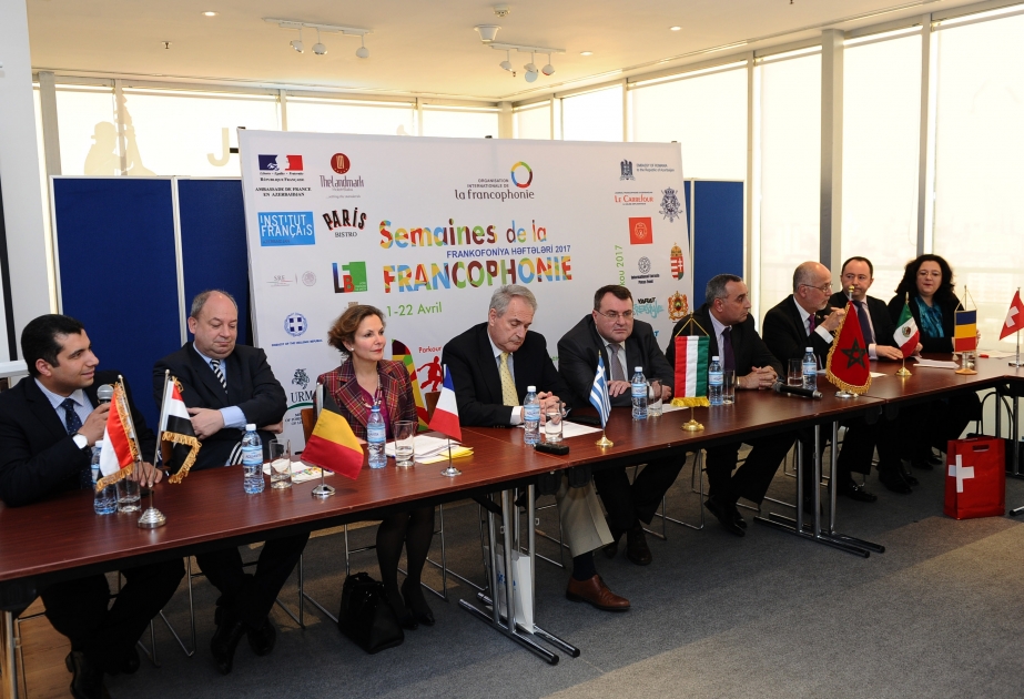 Les semaines de la francophonie commencent le 1er avril en Azerbaïdjan