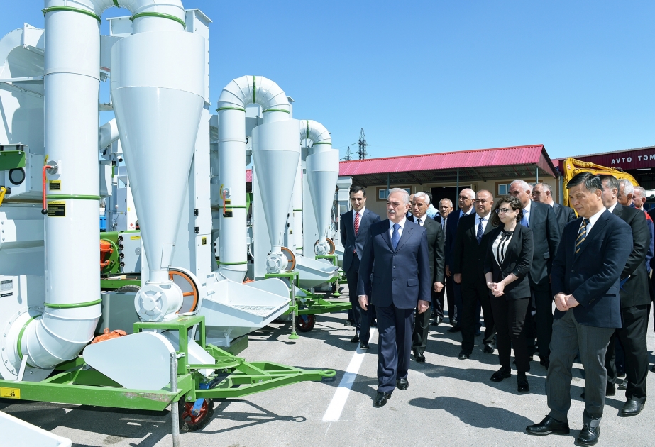 New seed-growing machinery and equipment presented in Nakhchivan