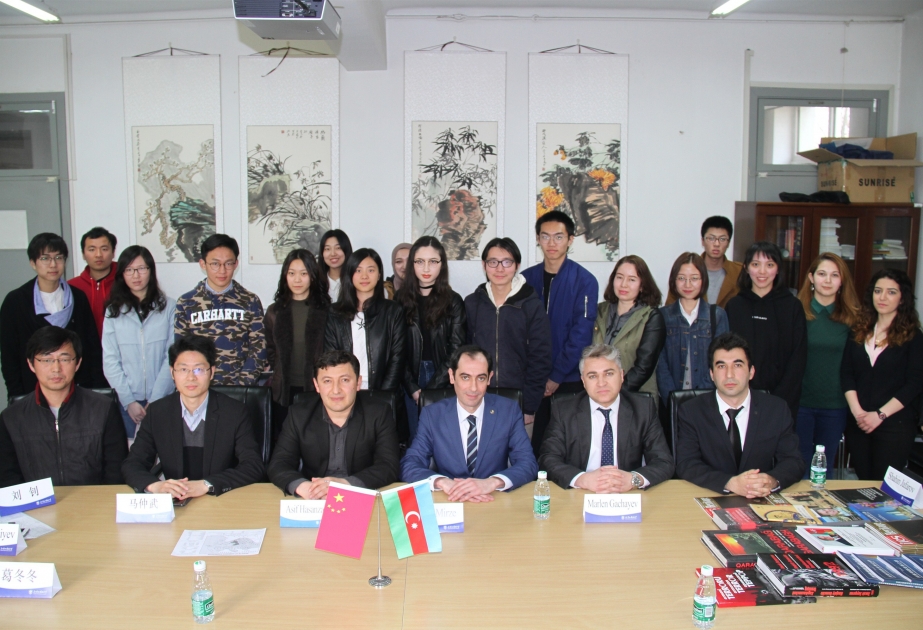 Azerbaijan`s achievements highlighted at Beijing University of Foreign Languages VIDEO