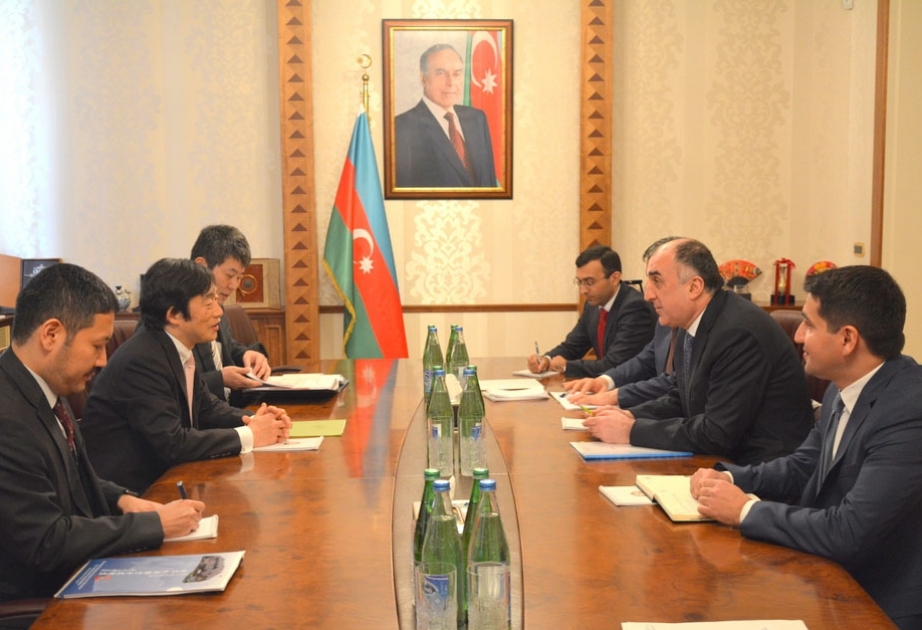 Le nouvel ambassadeur japonais a remis la copie figurée de ses lettres de créance au ministre Elmar Mammadyarov